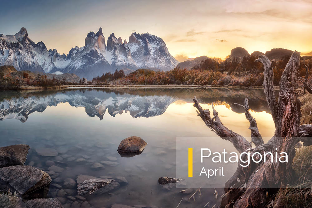 Patagonia photo workshop - Torres del paine and lake pehoe. Chilean and Argentinian side